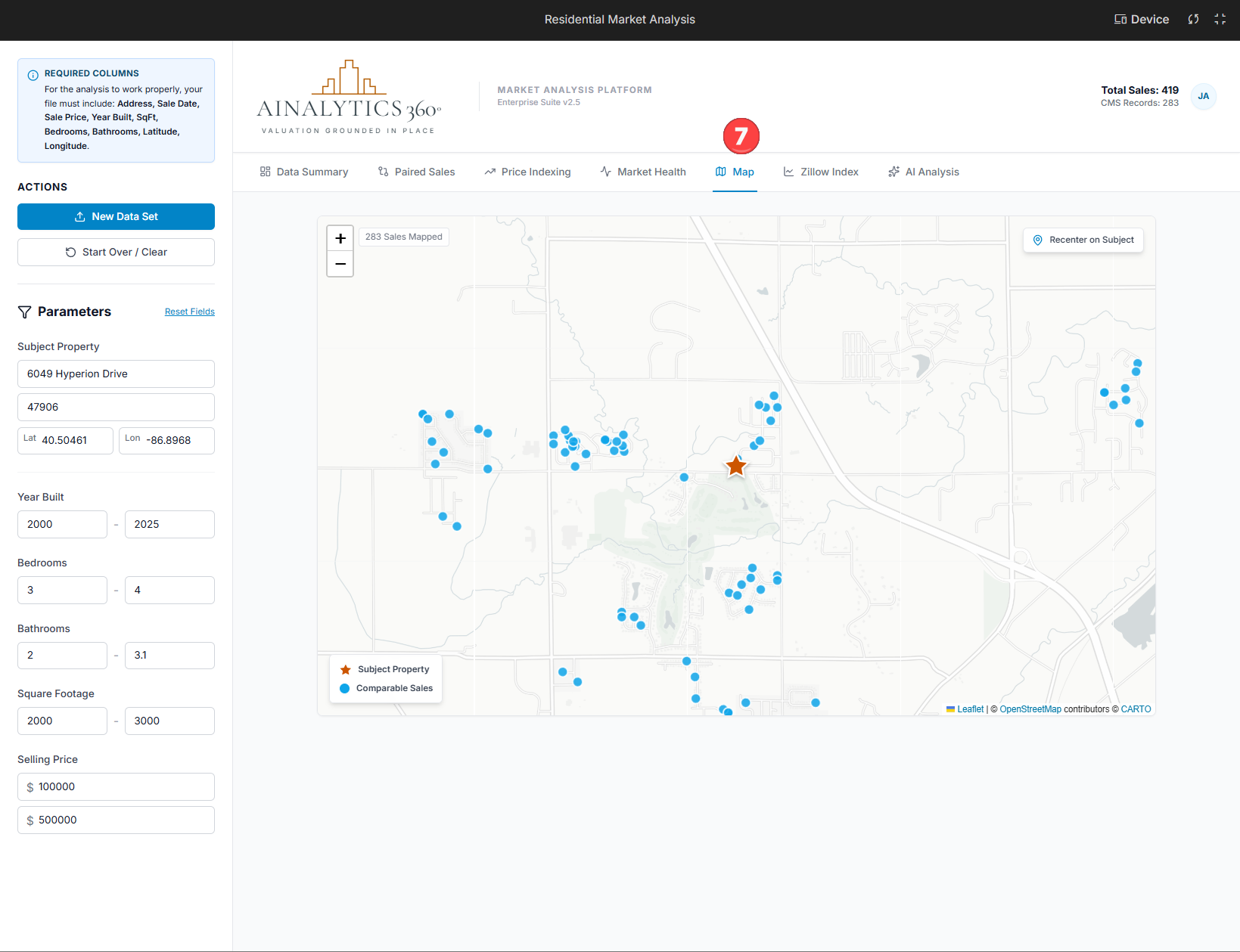 Residential Market Analysis screenshot 5